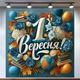 Баннер «1 Сентября!» для фотозоны с осенними цветами, книгами и глобусом 160x160см, №41119 - изображение 1