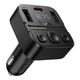FM-трансмітер Hoco E87 USB-C PD20W+USB 15W/BT5.4 Total 35W - изображение 3