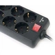 Сетевой фильтр питания REAL-EL REAL-EL RS-8 PROTECT, 1.8m, black (EL122300021) - изображение 6