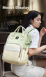 Сумка Babycare Mommy Bag для мамы легкая многофункциональная, вместительная, розовая, большая - изображение 7