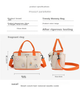 Сумка для грудного молока 9I9 Mami Bag, яку можна носити на плечі або в руці, дитяча сумка для вагітних на відкритому повітрі, велика місткість A342 Yuanqi Orange - зображення 8