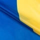Ткань на флаг Украины 190Т желтый/электрик (50г/м.кв180см пог.м) 21712 - изображение 1