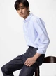 Рубашка хлопковая мужская Uniqlo 891963430 2XL Белый/Голубой (1160780865) - изображение 1