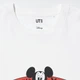 Футболка хлопковая оверсайз длинная женская Uniqlo 519749614 S Белая (1160649221) - изображение 5
