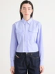 Рубашка хлопковая женская Tommy Hilfiger 34182433 L Сиреневая (1160695717) - изображение 1