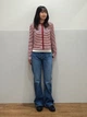 Кардиган женский Uniqlo 178761400 L Красный (1160727339) - изображение 4