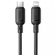 Кабель для зарядки Baseus Silky Series Type-C - Lightning 20 Вт 2 м Чорний (P10377700113-01) - зображення 1