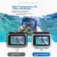 Водонепроницаемый чехол TELESIN для DJI Action 4/5 Pro/3 до 45 м - изображение 5