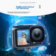 Водонепроницаемый чехол TELESIN для DJI Action 4/5 Pro/3 до 45 м - изображение 7
