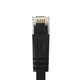 Кабель сетевой Ethernet Orico PUG-C7B CAT7 10Gbps RJ45 Интернет LAN плоский 1м Black (6942227181329) - изображение 5
