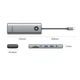 Док-станция USB-C Orico PW11 9-в-1 USB-C PD 100 Вт HDMI 4K SD/microSD RJ45 2.5G Audio Grey (6941788815667) - изображение 2