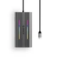 Док-станція USB-C Orico XCR 12-в-1 RGB 3×USB-A USB-C PD 100 Вт HDMI 4K VGA RJ45 SD/microSD Grey (6941788803831) - зображення 2