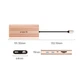 Док-станция USB-C Orico XDR 12-в-1 USB-A USB-C 2×HDMI DisplayPort RJ45 SD/microSD PD 100 Вт Rose Gold (6941788804067) - изображение 2