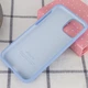 Чохол Silicone Case Full Protective (AA) Apple iPhone 11 (6.1") Блакитний / Lilac Blue Без бренду - зображення 3