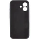 Накладка Epik Silk Full Camera Protective (AA) NO LOGO на Apple iPhone 17 (6.3") Чорний / Black - зображення 3