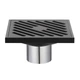 Душовий трап KOER FD10-100x100-180-BLACK (прямий відвід) (Чорний) (KR3414) - изображение 2
