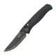 Ніж складаний туристичний SRM Medal 255L-MB3 (8.2 см) 140Cr / Micarta чорний - изображение 1