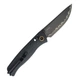 Ніж складаний туристичний SRM Medal 255L-MB3 (8.2 см) 140Cr / Micarta чорний - изображение 4