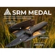 Ніж складаний туристичний SRM Medal 255L-MB3 (8.2 см) 140Cr / Micarta чорний - изображение 10