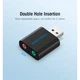 Звуковая плата Vention Audio USB 2х3,5mm jack Metal - изображение 4