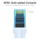 Патч-корд 5м, RJ-45 cat 5e UTP blue VENTION - изображение 4