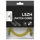 Патч-корд 0.25м S/FTP Cat 6A CU LSZH yellow Cablexpert - изображение 4
