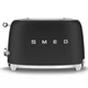 Тостер Smeg TSF01PGEU Retro 50's Style на 2 скибки, матовий чорний - изображение 2