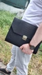 Черная кожаная папка с тиснением под рептилию TARWA RepA-7102-4lx - изображение 5