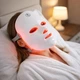 Светодиодная LED маска UKC для лица 7в1 с цветной светотерапией, белая - изображение 2