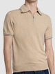 Поло чоловіче Arber Polo knit Zipper MSS N-A S зріст 4 бежевий (M09.61.16.622) - изображение 6