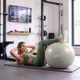 М’яч для фітнесу Gymtek 65 см + насос Warm Grey (5905399053567) - зображення 7