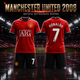 Форма футбольна дитяча Manchester United 2008 Ronaldo 7 ретро червона комплект футболка та шорти розмір 18 — зріст 100–110 см - изображение 1