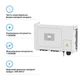 Мережевий інвертор DEYE SUN-110K-G03 110KW 6 MPPT Wi-Fi 220/380V Трифазний (SUN-110K-G03) - зображення 2
