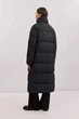 Довге зимове пальто з шарфом Finn Flare 225513-BL чорне XL - зображення 3