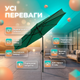 Садовый зонт 3х3м складной с UV-защитой 8 спиц стойка с наклоном от солнца для кафе сада дачи зеленый - изображение 2