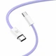 Кабель MAKE Type-C to Type-C PD 65W 1м Nylon Purple - изображение 3