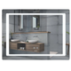 Дзеркало MIXXUS STYLE MR13-80x60-REVERSE з LED Touch, Anti-fog, димером, рег. яскравості (MI6666) - изображение 1