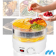Харчова сушарка MalTec DryMaster II, 500 Вт, 5 лотків, об’єм 11,5 л, терморегулятор 35–70°C, модульна конструкція, захист від перегріву - изображение 4