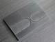 Панель змиву KOER KT-0604-07 240x160x10mm пластикова, кнопка закруглена (колір графіт) (KR5325) - изображение 3