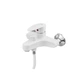 Змішувач для ванни PLAMIX CEZAR-009 EURO SET WHITE (з шлангом, лійкою та кронштейном) (Колір білий) (PM0692) - изображение 6