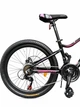Підлітковий гірський велосипед MTB Viper Mary P06 Al 24" рама 13", 21 швидкість, дискові гальма, алюмінієва рама, чорний - зображення 6