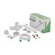 Змішувач для ванни PLAMIX LUCAS-006 EURO SET WHITE (з шлангом, лійкою та кронштейном) (Колір білий) (PM0709) - изображение 5