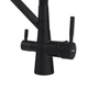 Змішувач для кухні MIXXUS PREMIUM MAGNET 021 BLACK REFL.BLACK з гнучким виливом з виходом для питної води (Колір чорний+вилив чорний) (MI6974) - зображення 7