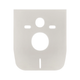 Комплект: Qtap Nest ST Інсталяція для унітазу 4в1( Клавіша кругла White glass 175х245х4mm) - изображение 3