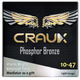 Струни для акустичної гітари Craux Strings (Калібр 10-47) - зображення 1