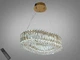 Светодиодная подвесная люстра Diasha 7930/430x300S-gold 46Вт - изображение 1