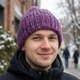 Мужская вязаная шапка ручной работы от PRIGRIZ, шапка "Vili" с отворотом - изображение 1