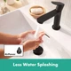 Змішувач для раковини HANSGROHE Rebris S 110 матовий чорний 72215670 з гігієнічним душем - зображення 3