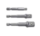 Набір перехідників 1/4" під шуруповерт 3 од. 1/4", 3/8", 1/2" TOPTUL GAAR0301 - зображення 2