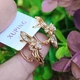 Сережки Xuping довжина 2.2см ширина 1см медичне золото позолота 18К с1391 - зображення 2